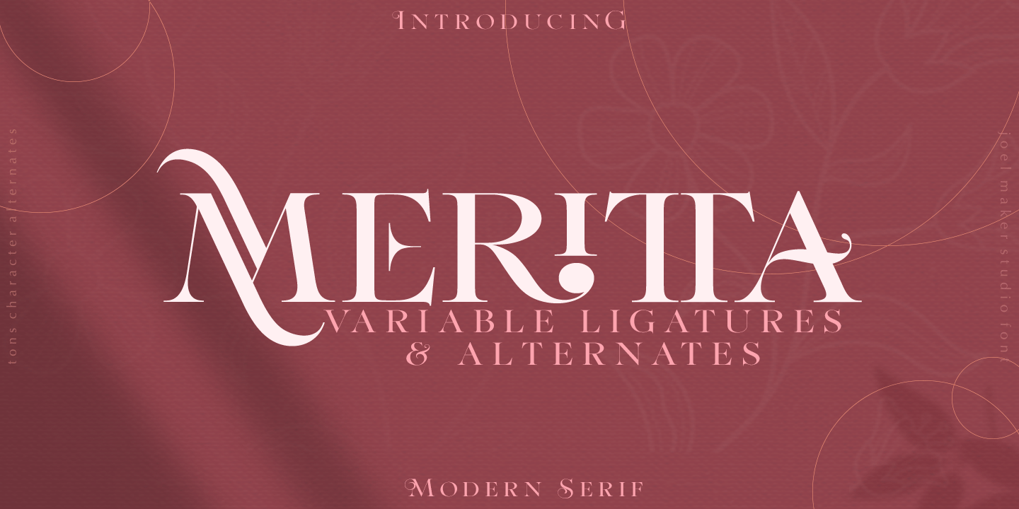 Пример шрифта Meritta Serif #8